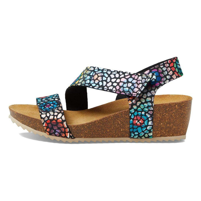 La Plume Jolly Women's Cork Black Multi