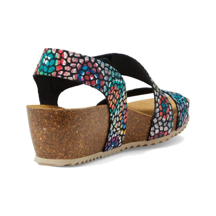 La Plume Jolly Women's Cork Black Multi