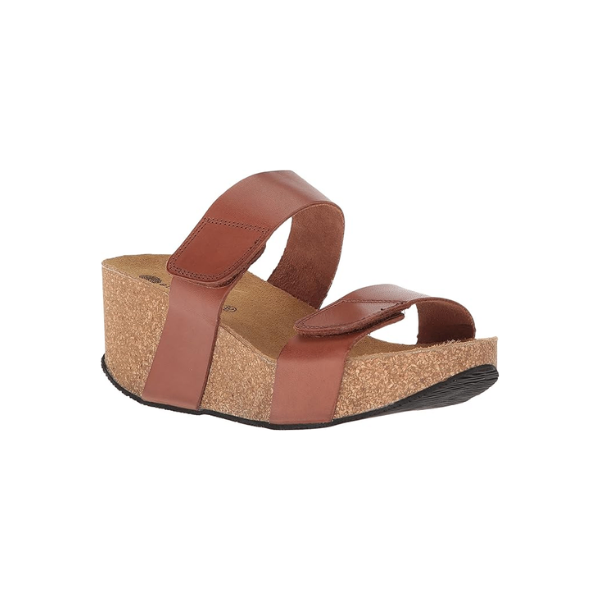la plume Lily Women's Sandals Brown Leather