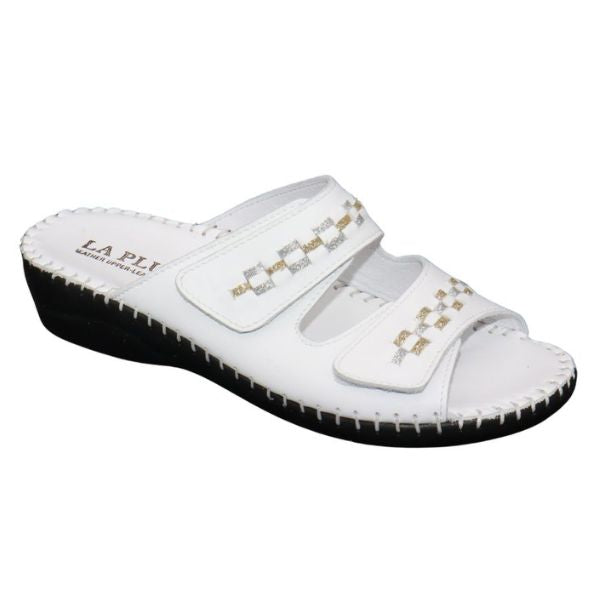 la plume Martina Women's Sandals White