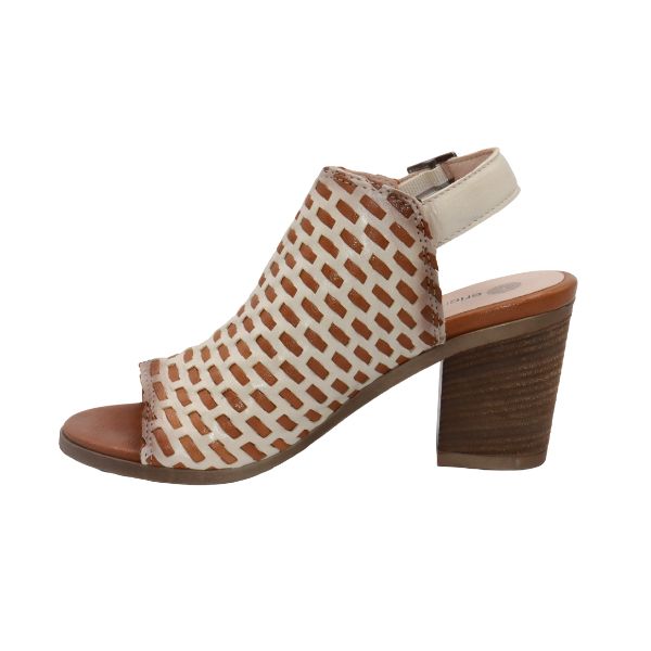 La Plume Paris Women's Sandals Beige Multi