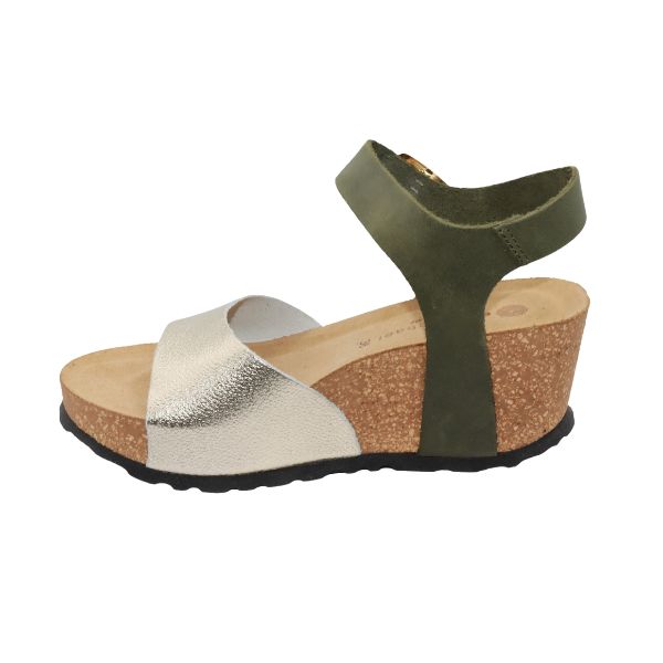 La Plume Rosalie Women's Sandals Green/Gold