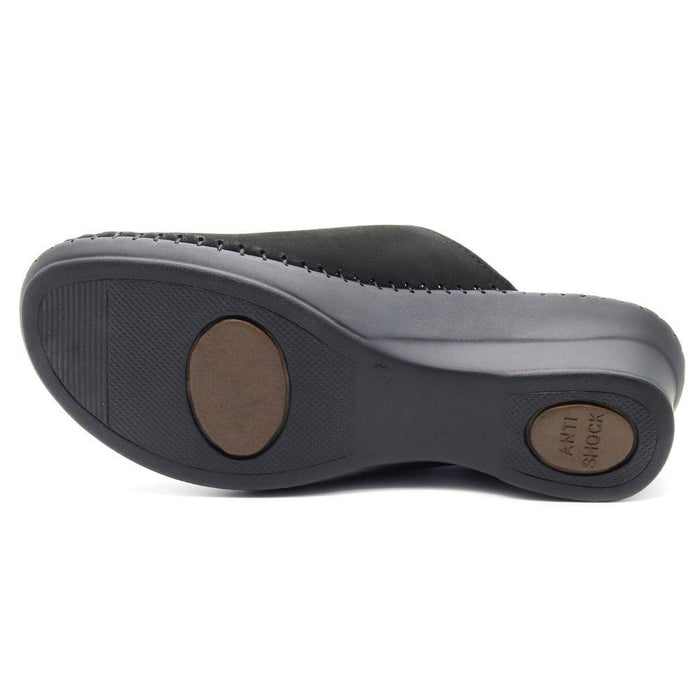 La Plume Salerno Women's Sandals Black Croco