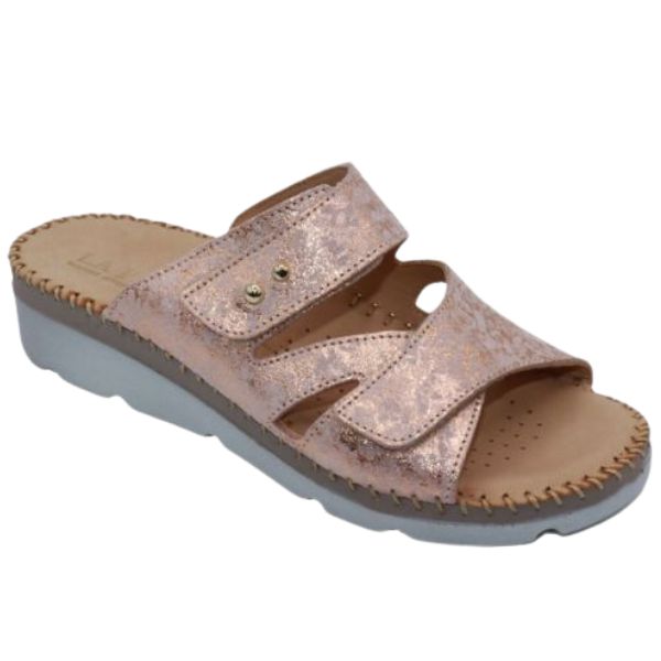 la plume Sunny Women's Sandals Peach Metallic