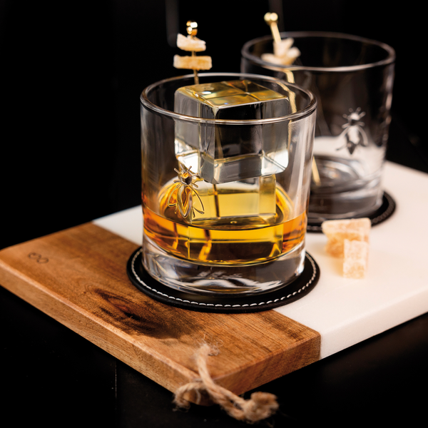 La Rochère Bee Whiskey Glasses