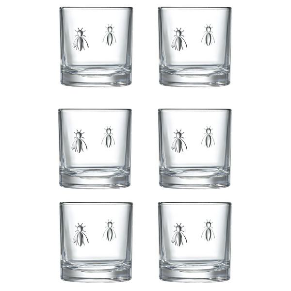 La Rochère Bee Whiskey Glasses