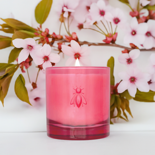 La Rochère Cherry Blossom Bee Candle