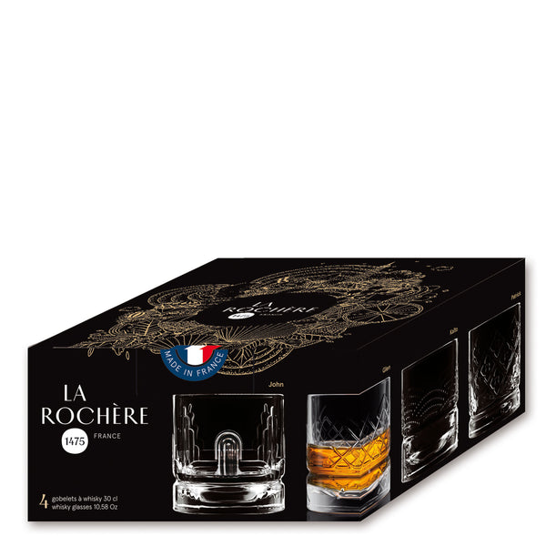 La Rochère Dandy Whiskey Glasses - Assorted Set Of 4