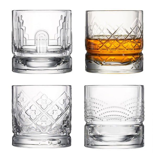 la rochère Dandy Whiskey Glasses - Assorted Set of 4