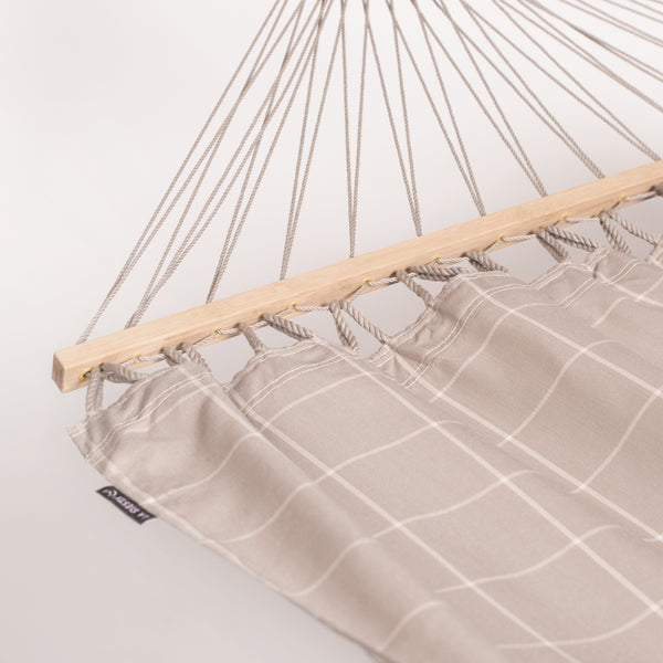La Siesta Alisio Almond - Weather-Resistant Double Spreader Bar Hammock