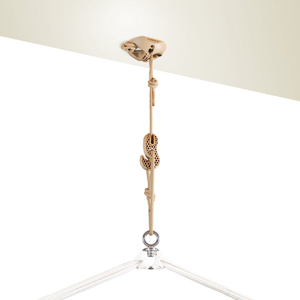 La Siesta CasaMount 1rope Beige - Wall Ceiling & Beam Suspension Set (1-point)