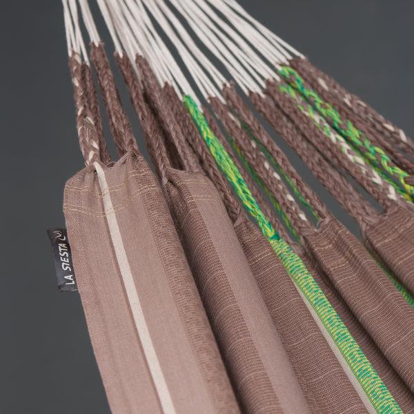 La Siesta Flora Chocolate - Organic Cotton Kingsize Hammock