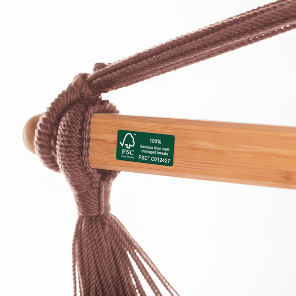 La Siesta Habana Chocolate - Organic Cotton Kingsize Hammock Chair