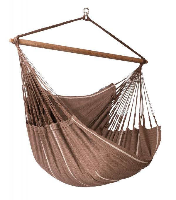 la siesta Habana Chocolate - Organic Cotton Kingsize Hammock Chair