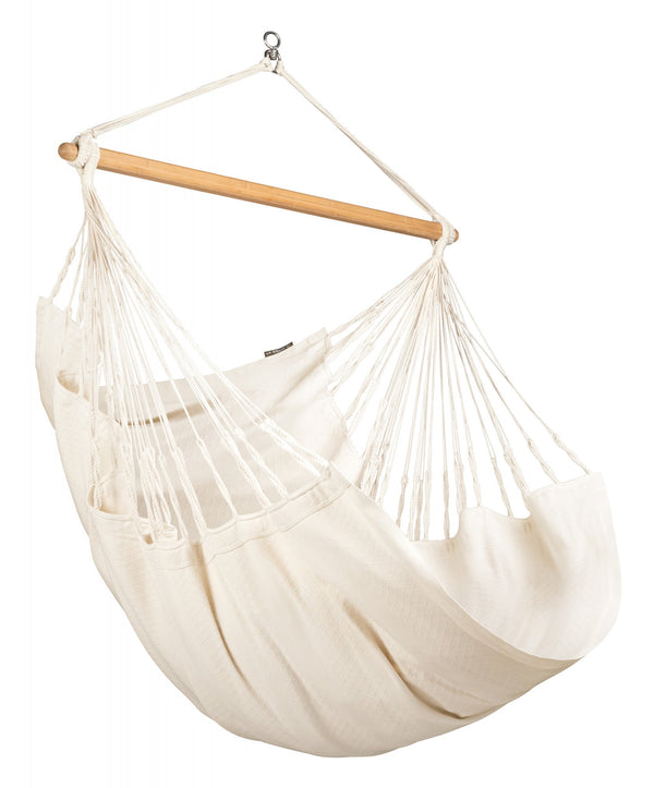 la siesta Habana Latte - Organic Cotton Comfort Hammock Chair