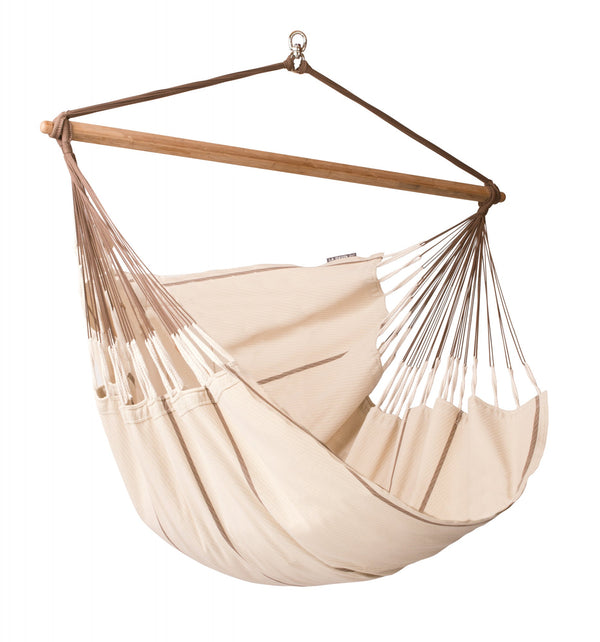 la siesta Habana Nougat - Organic Cotton Kingsize Hammock Chair