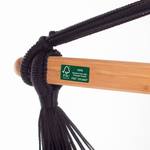 La Siesta Habana Onyx - Organic Cotton Comfort Hammock Chair