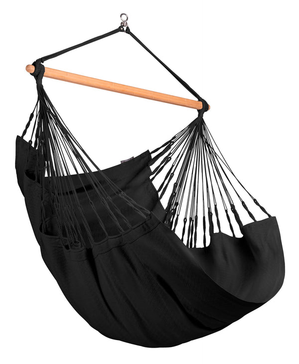 la siesta Habana Onyx - Organic Cotton Comfort Hammock Chair