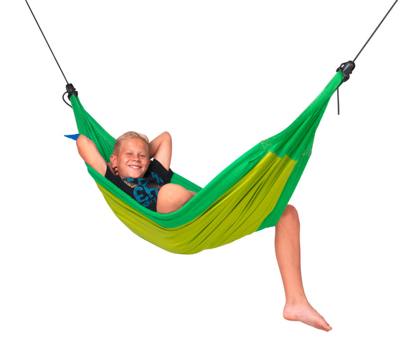 La Siesta Moki Froggy - Padded Organic Cotton Kids Hammock With Suspension