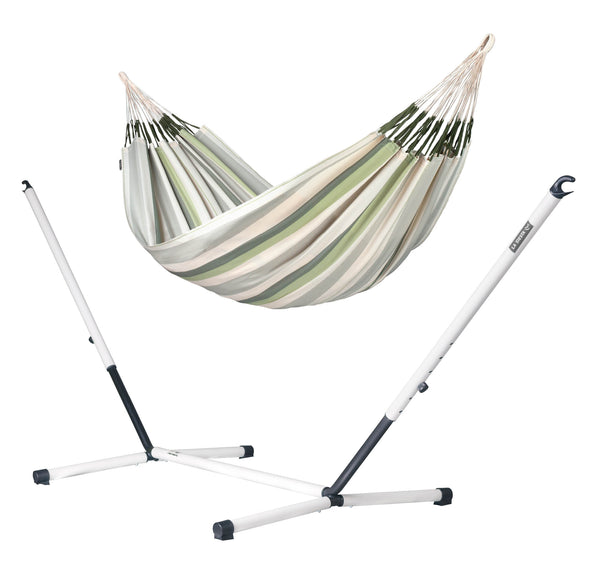 la siesta Nautico Outdoor Cedar - Hammock Outdoor with Galvanized Steel Stand