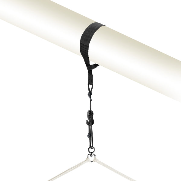 La Siesta TreeMount 1rope Black - Tree Post & Round Beam Suspension (1-point)