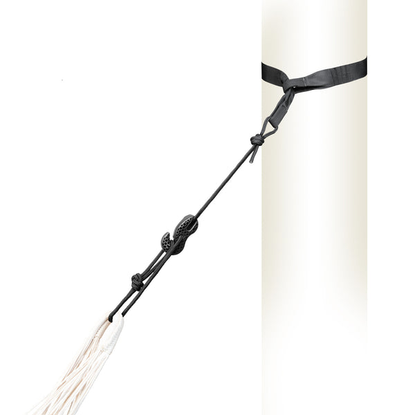 La Siesta TreeMount 2rope Black - Tree Post & Round Beam Suspension (2-point)