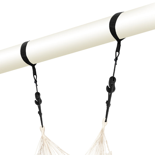 La Siesta TreeMount 2rope Black - Tree Post & Round Beam Suspension (2-point)