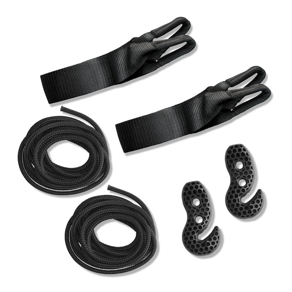 La Siesta TreeMount 2rope Black - Tree Post & Round Beam Suspension (2-point)