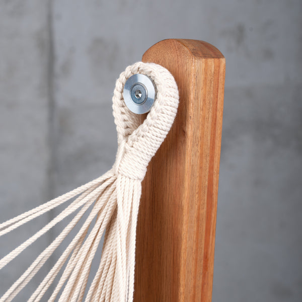 La Siesta Udine Organic Flamingo - Organic Cotton Hammock Chair With FSC® Certified Eucalyptus Stand