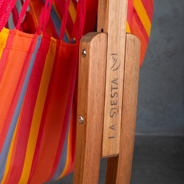 La Siesta Udine Outdoor Toucan - Weather-Resistant Hammock Chair With FSC® Certified Eucalyptus Stand