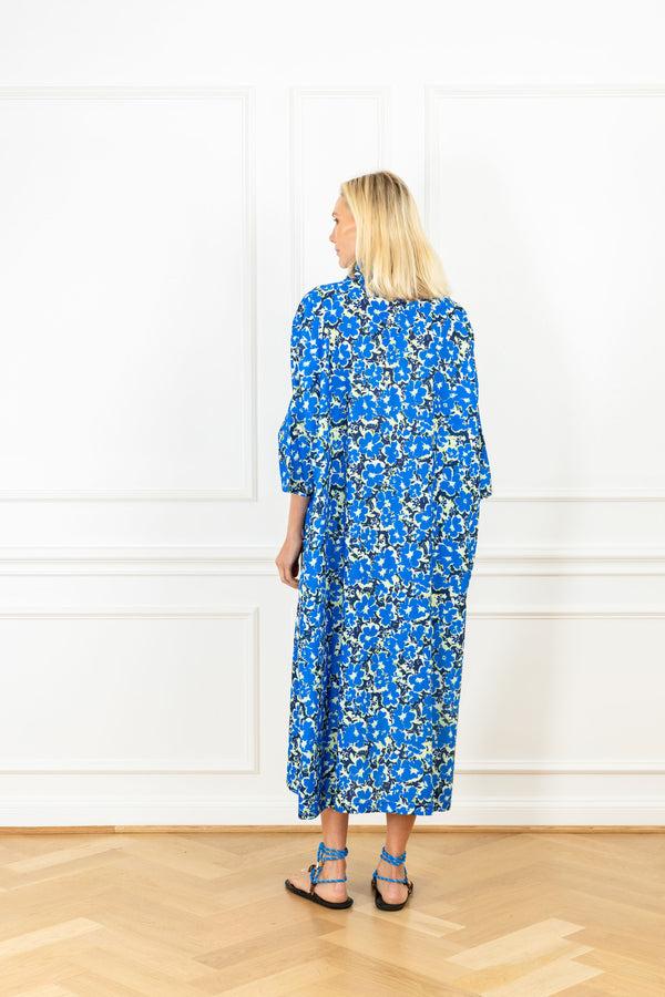 La Vie Lapis Lime Floral Maxi Everyday Dress