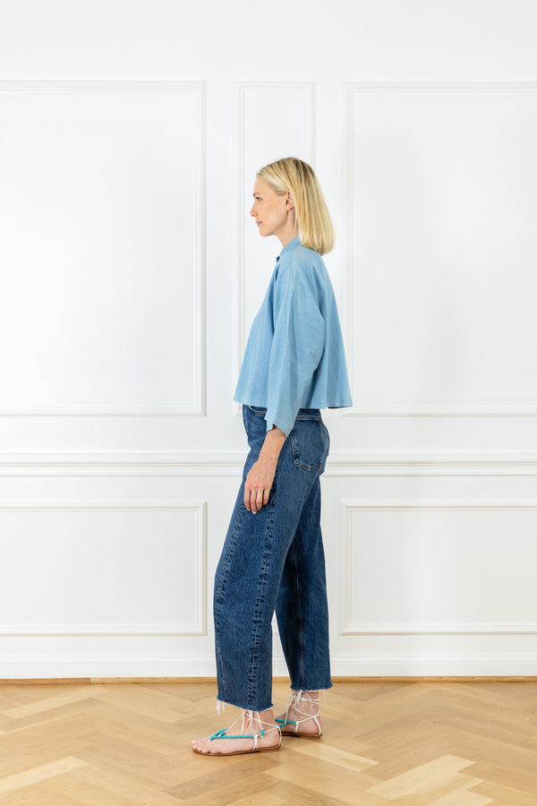 La Vie Light Chambray Denim Everyday Shirt