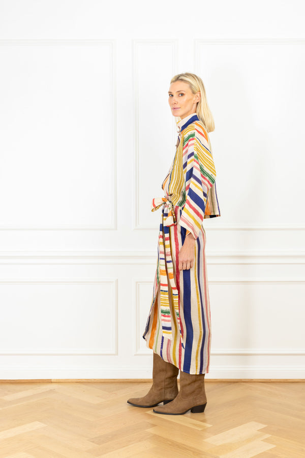 La Vie Watercolor Stripe Everyday Shirt