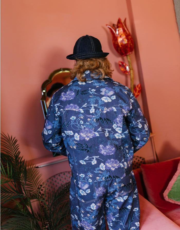 Labelrail JB-006 Printed Denim Jacket