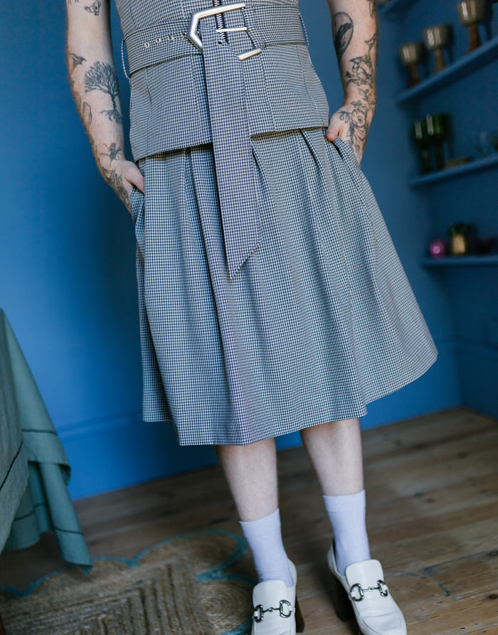 Labelrail JB-011 Inverted Pleat Skirt