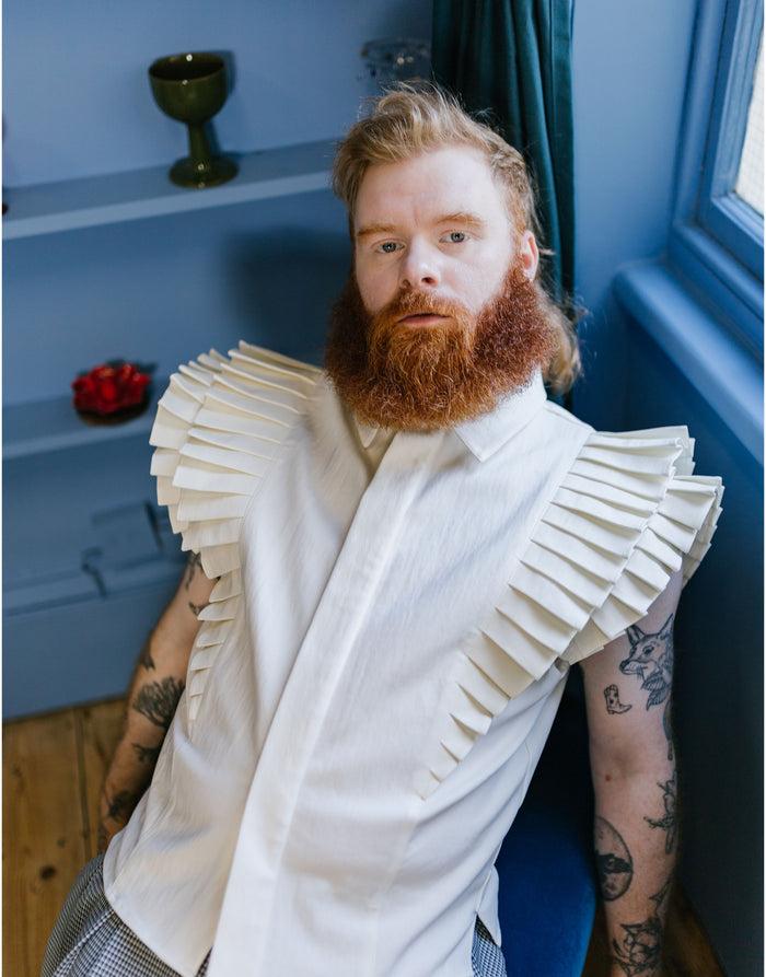 labelrail JB-016 Knife Pleat Shirt Vest