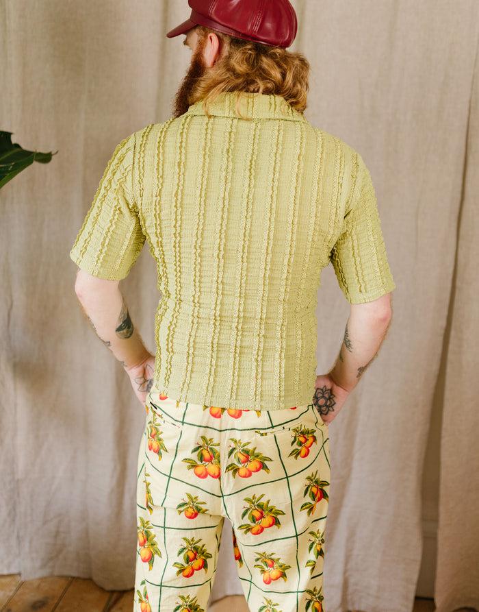 Labelrail JB-017 Cuban Collar Short Sleeve Top