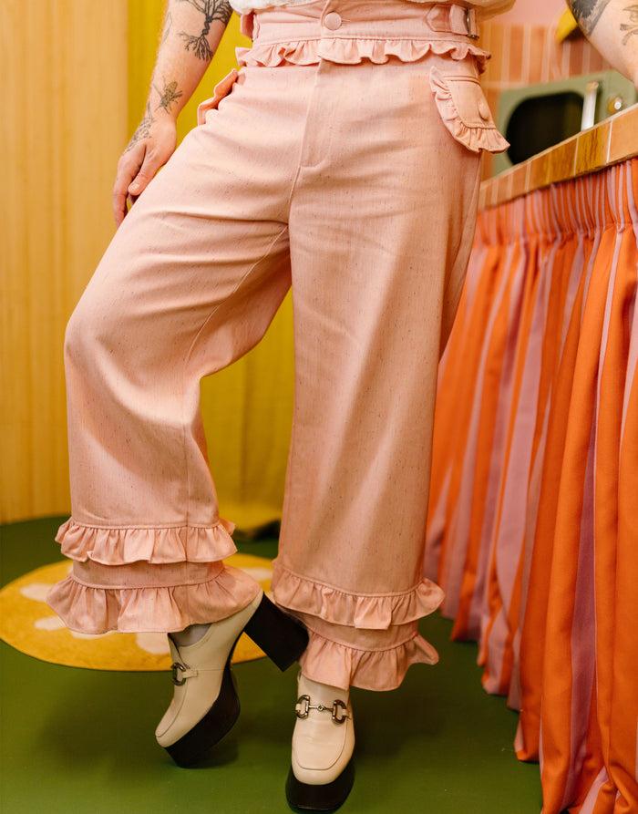 Labelrail JB-026 Ruffle Trouser
