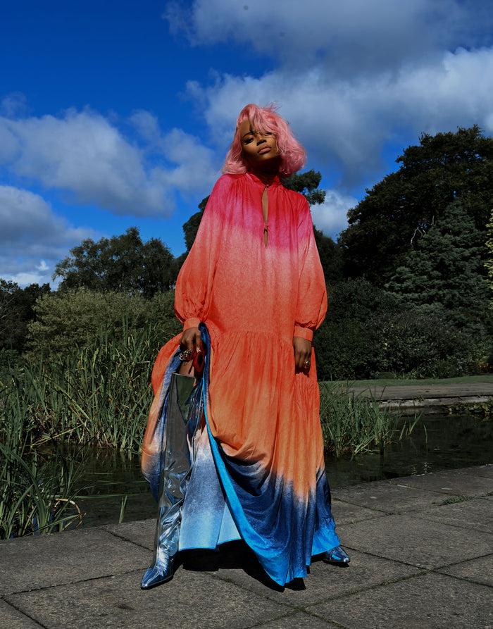 Labelrail JF-010 Smock Maxi Dress