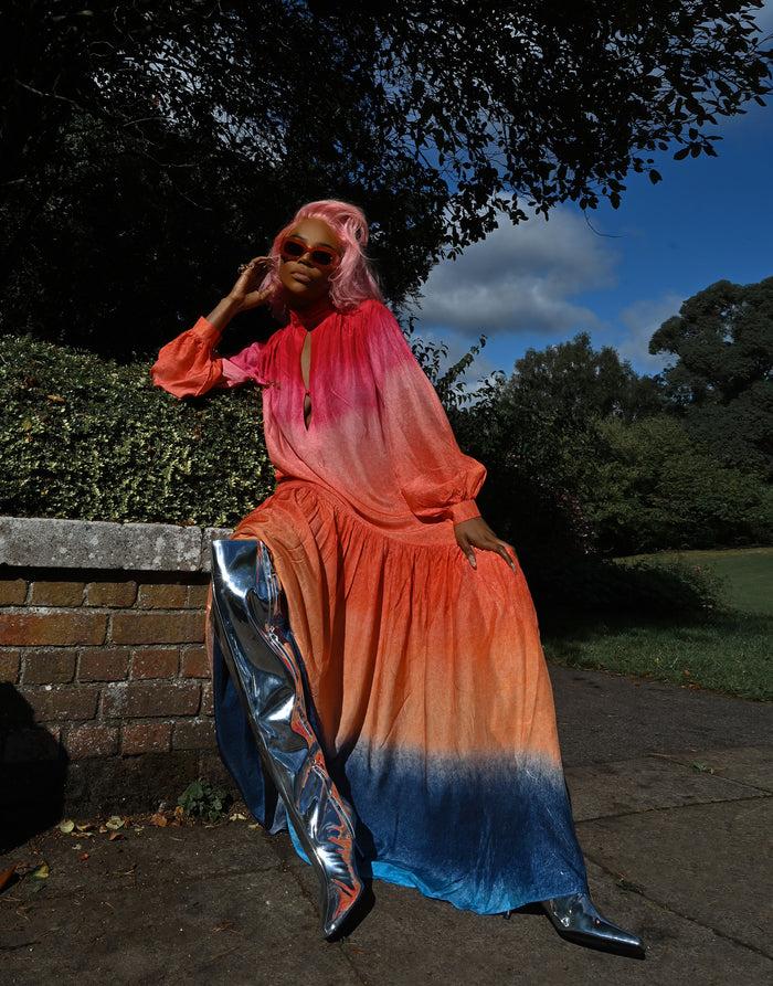 labelrail JF-010 Smock Maxi Dress