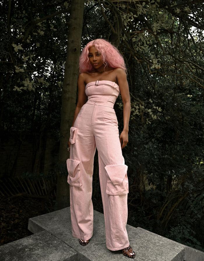 labelrail JF-017 Strapless Detachable Jumpsuit