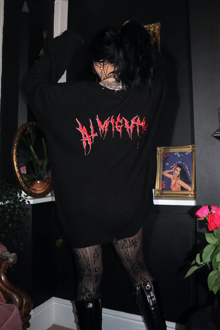 labelrail MA-003 Embroidered Oversized Jumper
