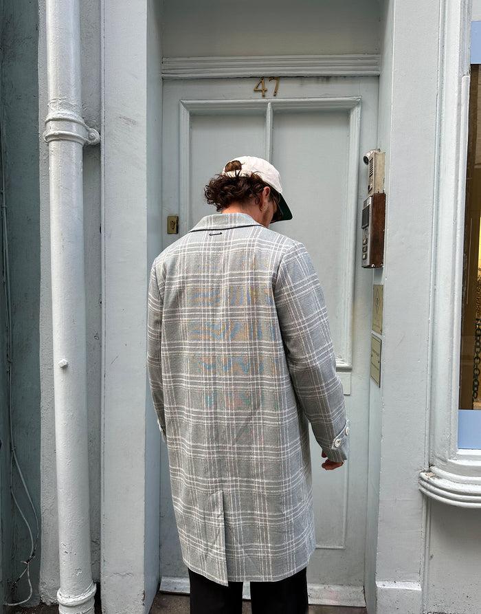 Labelrail SSB-002 Check Longline Coat