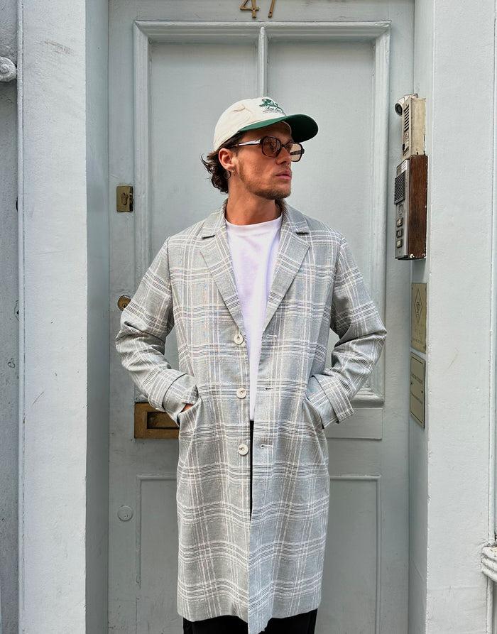 labelrail SSB-002 Check Longline Coat