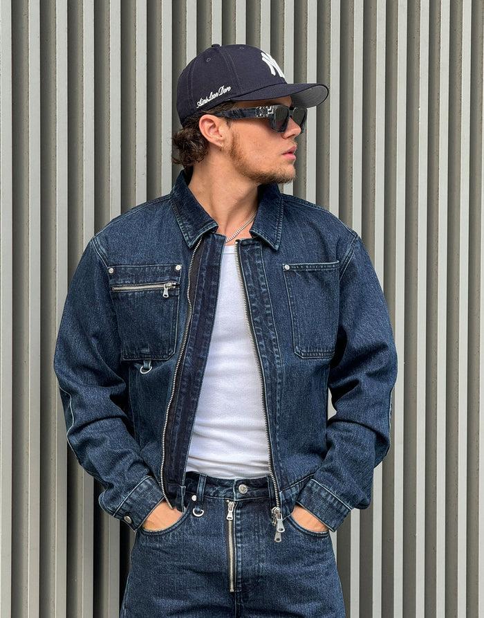 Labelrail SSB-003 Zip-Through Denim Jacket
