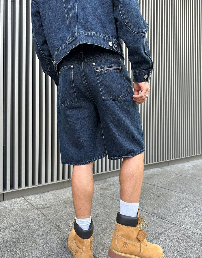Labelrail SSB-005 Zip-Through Denim Shorts