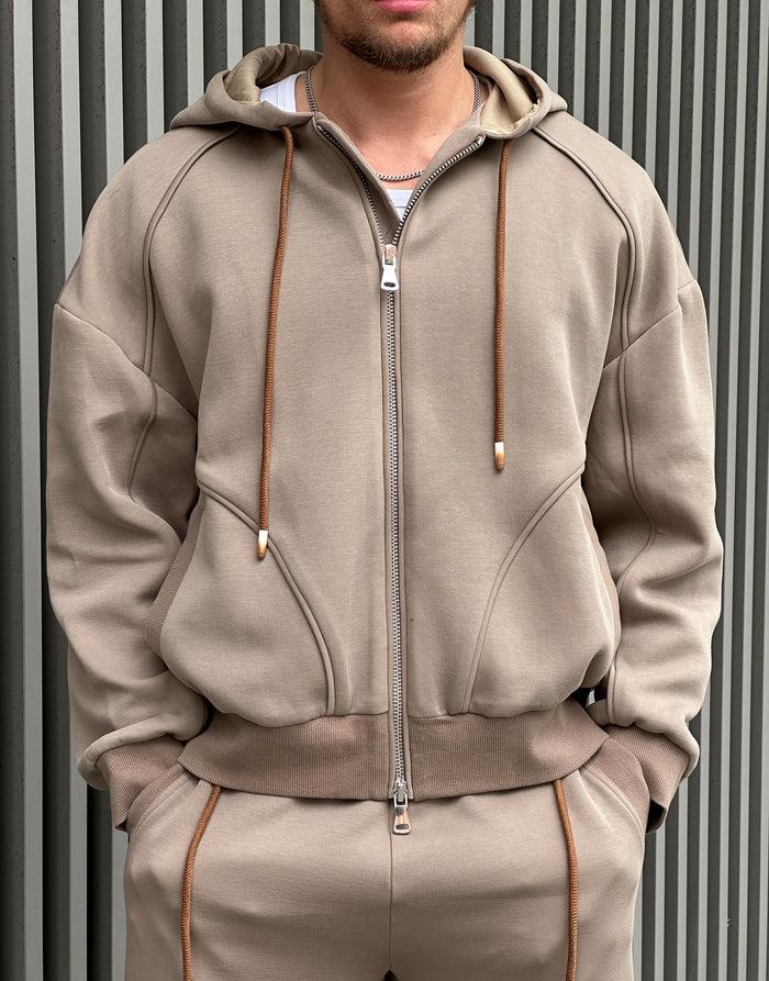 Labelrail SSB-015 Oversized Zip-Through Hoodie