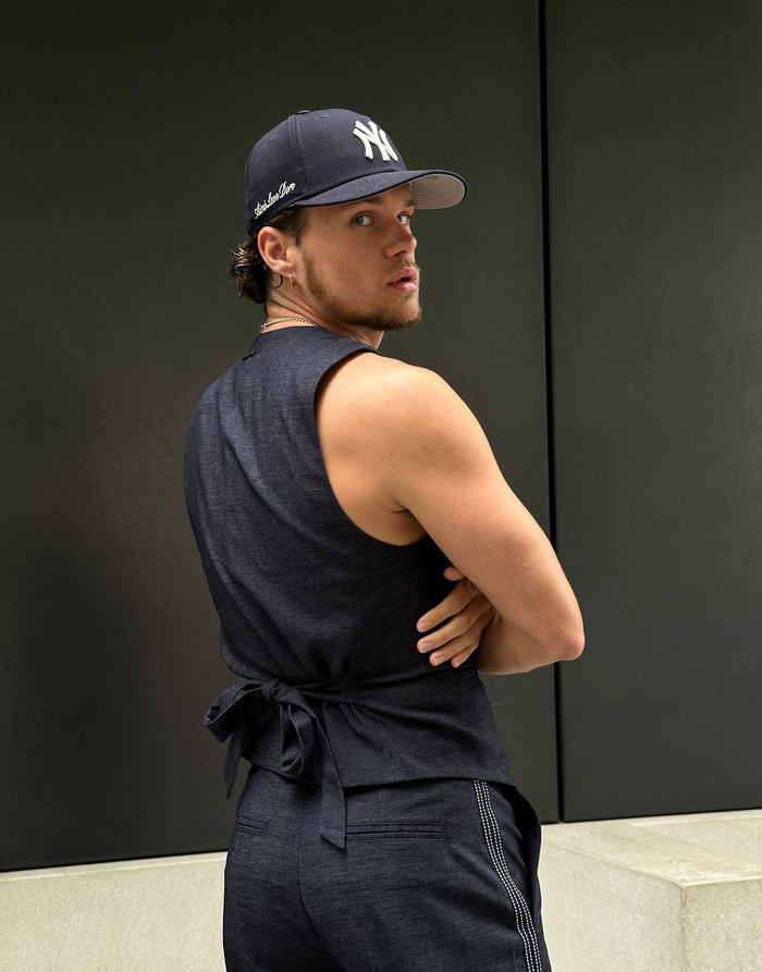 Labelrail SSB-016 Asymmetrical Wrap Front Vest