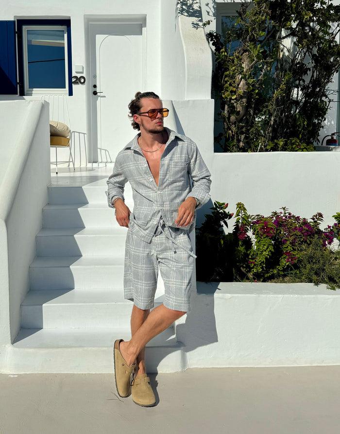 labelrail SSB-020 Check Patch Pocket Shorts