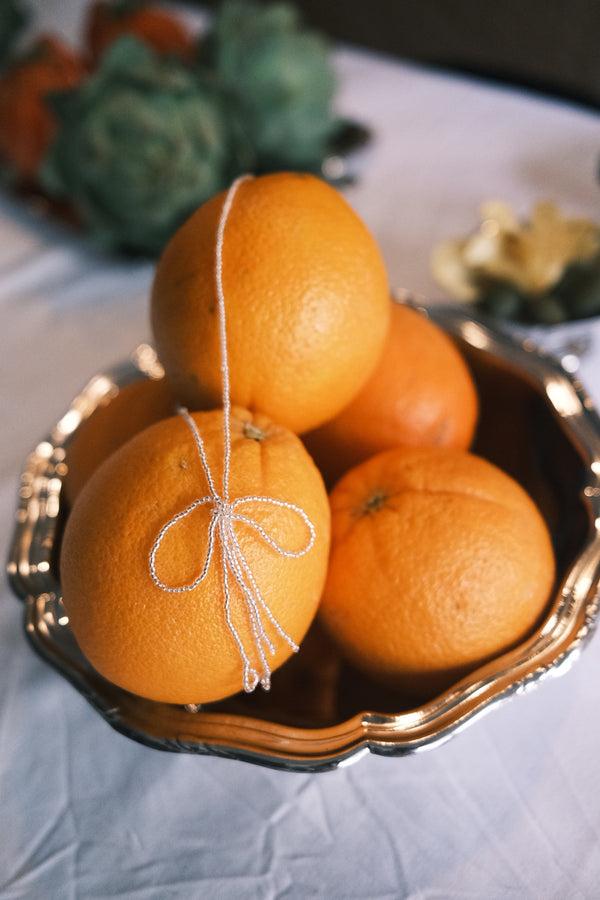 Labro BOW NECKLACE - SILVER